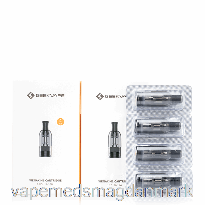 Vape Juice Nørd Vape Wenax M1 Erstatning Pods 0,8ohm Pods